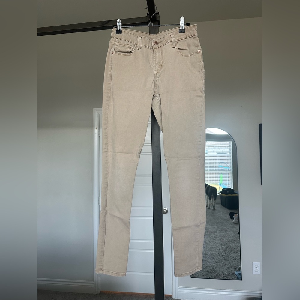 Old Navy Khaki Skinny Pants